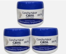 Grisi MOTHER OF PEARL Skin Lightening Cream CONCHA NACAR Aclarante 3.8 oz 3-Pack picture