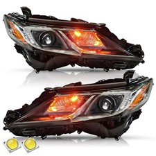 LED Headlights Housing Fit for 2018-2023 Toyota Camry L LE SE,Pair picture