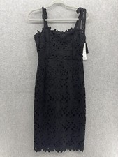NSR Napean Sea Rd Women's Little Black Dress Sleeveless A Line Size Small picture