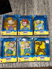 Mattel Rugrats Talking Figure Lot 6 Tommy Chuckie Angelica Phil Lil Spike picture