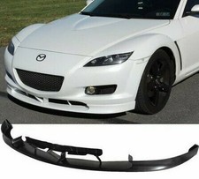 Mazda RX8 04-07 Front Bumper Splitter Spoiler Lip EO Style Plastic Black UK picture