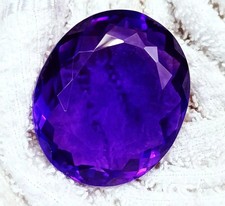 Amazing Violet Amethyst Huge 230 Ct Oval Cut Natural Loose A+ Certified Gemstone picture