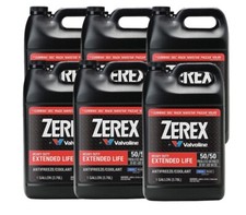Zerex 6 Gallons Coolant Antifreeze HD Extended Life 50/50 Predulited 6 x 1 Gal picture