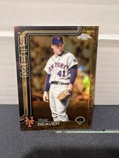 2025 Topps Gilded Collection Tom Seaver Gold Refractor #/99 Mets #41 picture