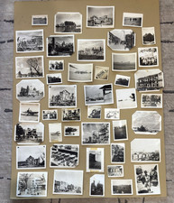 45 Original WWII Photos Manila Philippines 1945 Ruins Aircraft Censor Stamp Lot picture