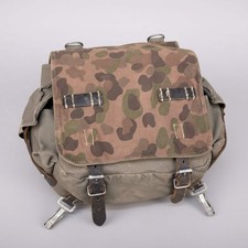 Vintage Austrian Bundesheer Haversack – KAZ57 Camo Field Bag 1950s-60s Surplus picture