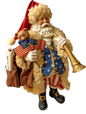 Kurt Adler Patriotic Musical Santa Battle Hymn Of The Republic Tested No Box KSA picture
