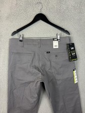 Lee Extreme Motion MVP Pants Mens 36x30 Gray Stretch Chino Workwear 104272415 picture