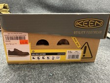 Keen Utility San Jose Oxford Mens Size 11.5 EE Work Shoes Brown Safety Toe picture