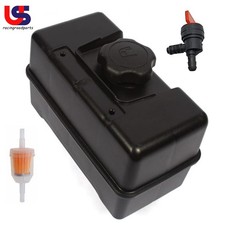 4 Quart Fuel Gas Tank w/ Cap & Shut-Off Valve Fit for Briggs & Stratt 691993 picture