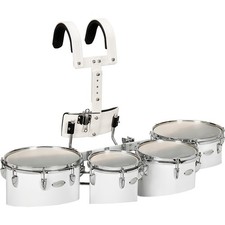 Sound Percussion Labs Standard Marching Quads with Carrier 8/10/12/13 White picture