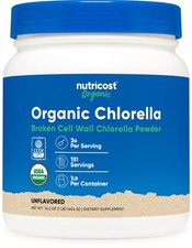 Nutricost Pure Organic Chlorella Powder 1 LB - 151 Servings, Nutrients & Fiber picture