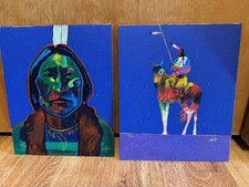 PLAINS SENTINEL/RED CLOUD SUITE   Signed JOHN NIETO Ltd Ed Serigraphs COA 49/195 picture