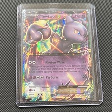 Pokémon TCG Mewtwo EX XY183 Full Holo Black Star Promo Card 2016 LP/NM Condition picture