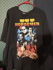 WCW WWE Four IV Horsemen 1998 T-shirt XL Ric Flair Benoit Malenko Mongo WCW TAG picture