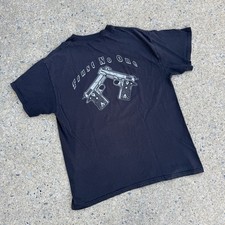 Vintage “trust No One” Double Guns Tee  picture