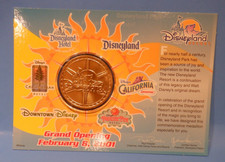 Disneyland Resort Grand Opening 2001 Commemorative Cast Member's Coin Medallion picture