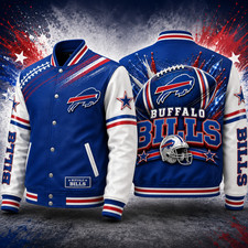 Buffalo The MAFIA Bills Baseball Jacket - ALL PRINT picture
