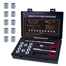 M10x1.5 Thread Repair Kit with 14mm Insert HSS Drill, Tap, Counterbore,Instal... picture
