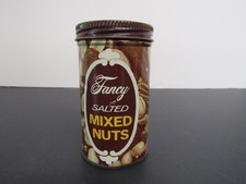 Vintage 1969 S.S. Adams Fancy Salted Mixed Nuts Snake in Can Prank Gag Toy picture