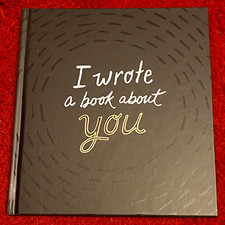 M. H. Clark I Wrote a Book About You (Black) Hardcover Illustrated Activity 2017 picture