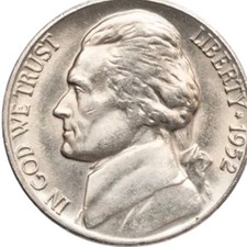 1952-D Jefferson Nickel GEM BU UNC From Original Roll FAST SHIPPING picture