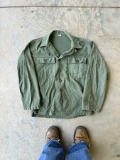 Vintage 60s Vietnam Era OG 107 Sateen Military Jacket Size Small Regular picture