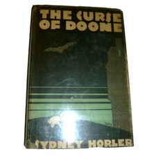 The Curse of Doone Sydney Horler 1930 First Edition Mystery League Dust Jacket picture