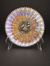 NORTHWOOD ICE GREEN CARNIVAL GLASS   