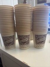 49 Vintage Falstaff Beer 16 Ounce Nyman Brand Drink Waxed Cups Made In USA-NOS picture