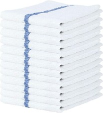 Bar Mop Towels 100% Cotton Kitchen Cleaning Towel Restaurant 16x19 Pack Of 12-24 picture