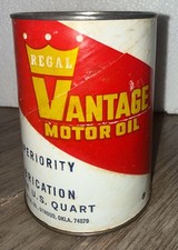 Regal Vantage Motor Oil Vintage Quart Can picture