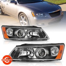 For 2006 2007 2008 Hyundai Sonata Left+Right Headlamps Headlights Assembly Set picture