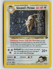 Giovanni's Persian Holo Rare Unlimited G2 008/132 NM picture