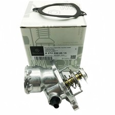NEW Thermostat With Housing & Gasket Mercedes-Benz CL G E GL ML S SL Class picture
