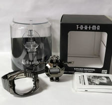NOS BANDAI TOKIMA Vintage Robot Transform Toy Watch JDM Black Rare 1998 picture