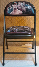 Benjamin Satterley WWE VIP Experience Wrestling Folding Chair Black Red picture