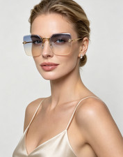 FENDI FE4082U Rimless Gradient Sunglasses Model:FE4082U, Size:59-15-135 picture