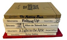 Shell Silverstein 6 Book Lot: Where Sidewalk Ends, The Missing Piece, Falling Up picture
