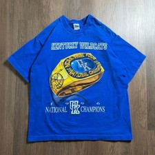 Vintage 1996 Kentucky Wildcats NCAA Champions T-Shirt Salem Sportswear Large picture