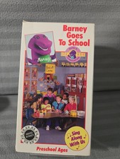 Barney - Barney Goes to School (VHS, 