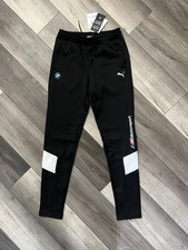 PUMA BMW Motorsports Men's Track Pants Sweatpants Black and White Size Small picture