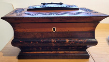 Antique 19th-Century French Jewelry Casket / Sewing Box picture