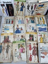 26 VTG 1960s-1980s Women’s & Teen Sewing Pattern Lot Simplicity McCall’s picture