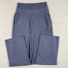 Athleta Seasoft Pants Womens Small Coastline Blue Pull On High Rise Athleisure picture