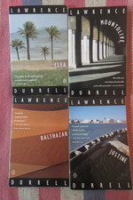 Vintage 1985 Lawrence Durrell Alexandria Quartet Paperback Box Set In Case~ Nice picture