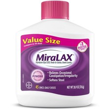 Miralax Nonstimulant Laxative Powder, Gentle Constipation Relief, No Harsh Side picture