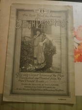 Antique 1916 Sarah Bernhardt Camille Play Program Libretto Connor Rullman 15... picture