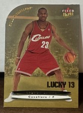 2003-04 Fleer Ultra - Lucky 13 LeBron James #171 Gold Medallion (RC) picture