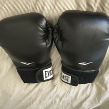 Everlast Black Sparring Boxing Gloves Size 12oz 12 oz Weight picture